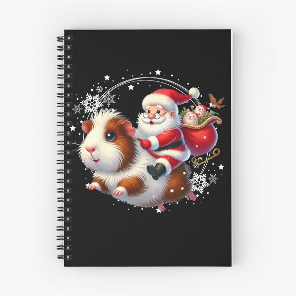 Item preview, Santa on Guinea Pig Funny Christmas designed and sold by MilkyForest.