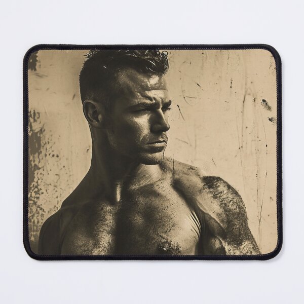 Item preview, Muscular Men, Retro Aesthetic, Strength and Masculinity designed and sold by Piotrek0001.