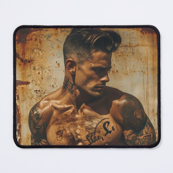 Item preview, Muscular Men, Retro Aesthetic, Strength and Masculinity designed and sold by Piotrek0001.