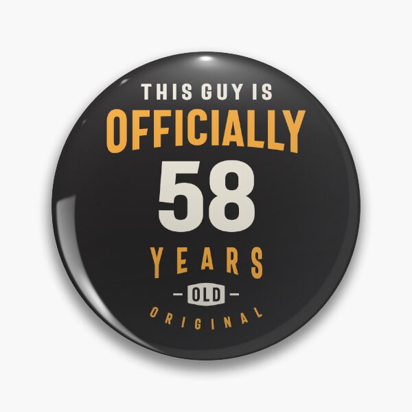 Item preview, This Guy is Officially 58 Years Old - 58th Birthday designed and sold by cidolopez.