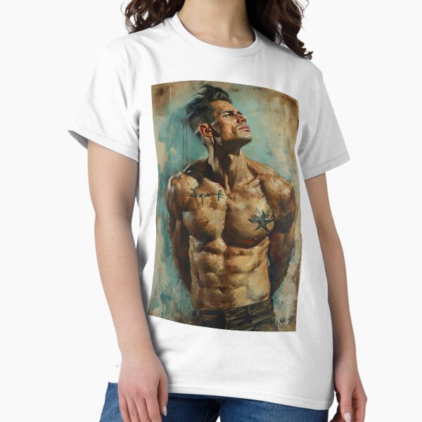 Item preview, Muscular Men, Retro Aesthetic, Strength and Masculinity designed and sold by Peter's Big Shop.