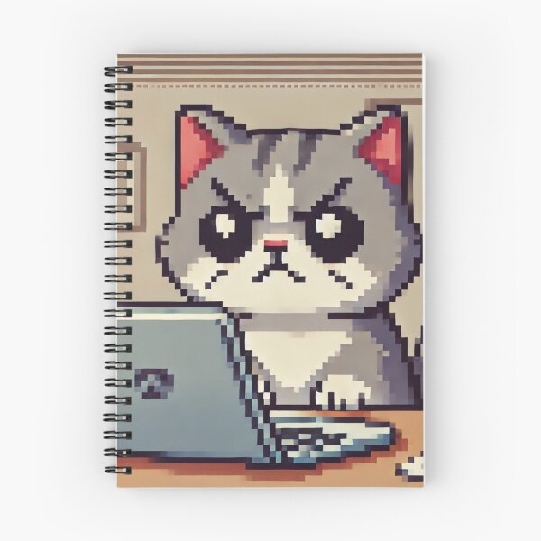 Item preview, Angry Cat at Laptop designed and sold by TrueMotion.