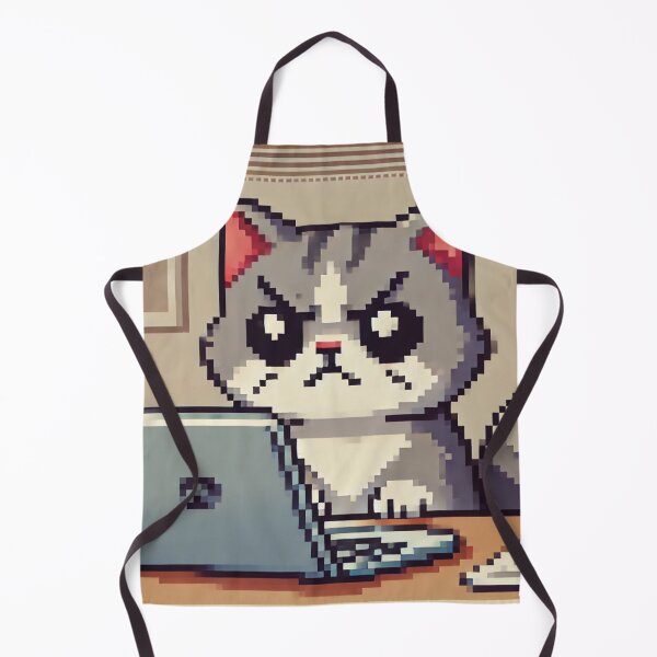 Item preview, Angry Cat at Laptop designed and sold by TrueMotion.