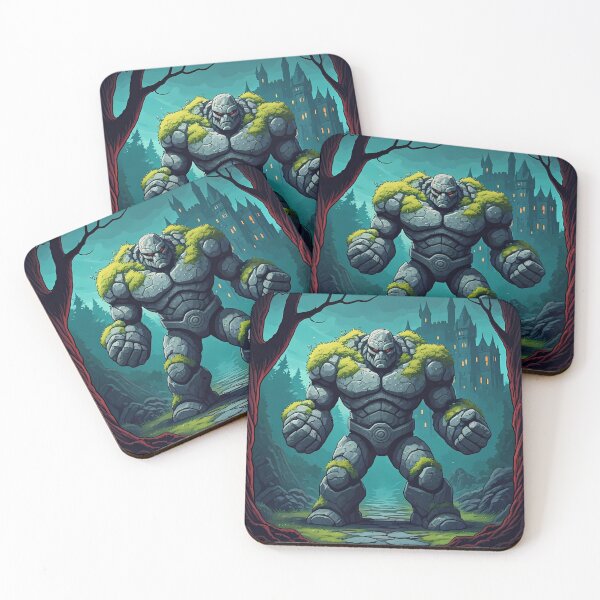 Item preview, Towering Stone Golem designed and sold by AICreativeArts.