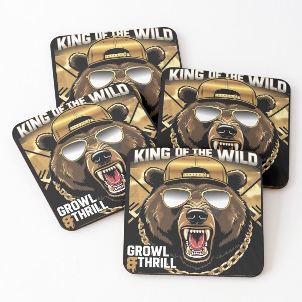 Item preview, King of the Wild: Grizzly Streetwear Vibes designed and sold by Maverick Spirit.