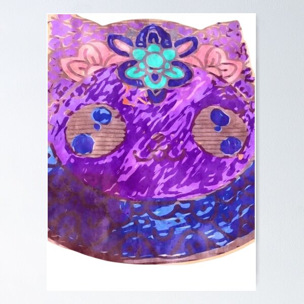 Item preview, Abstract Cat Decorative Mask designed and sold by Puppy Paws.