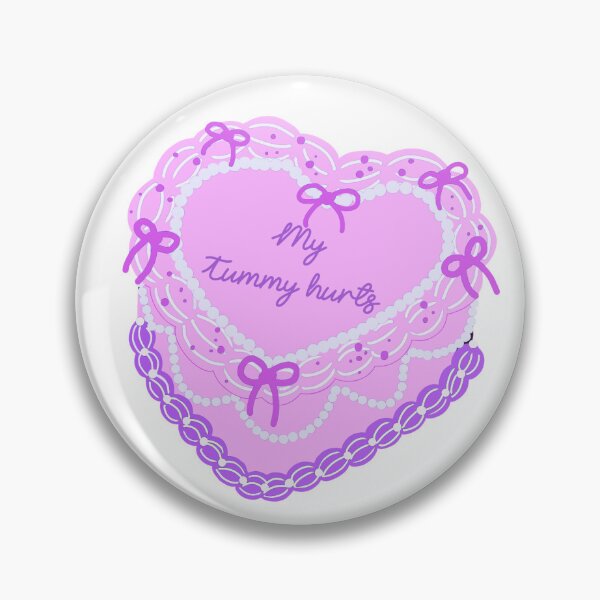 Item preview, My Tummy Hurts Vintage Cake  designed and sold by brooklex.