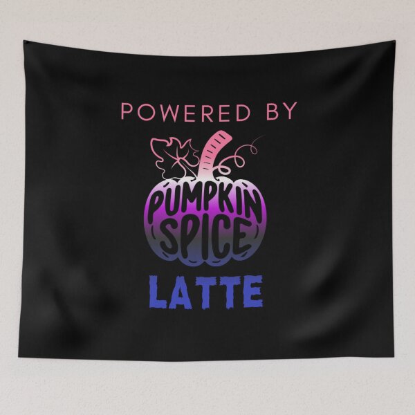 Item preview, Genderfluid Flag Powered by Pumpkin Spice Latte Graphic, Thanksgiving t-shirts, coffee lovers t-shirts, designed and sold by PrideBeProud.