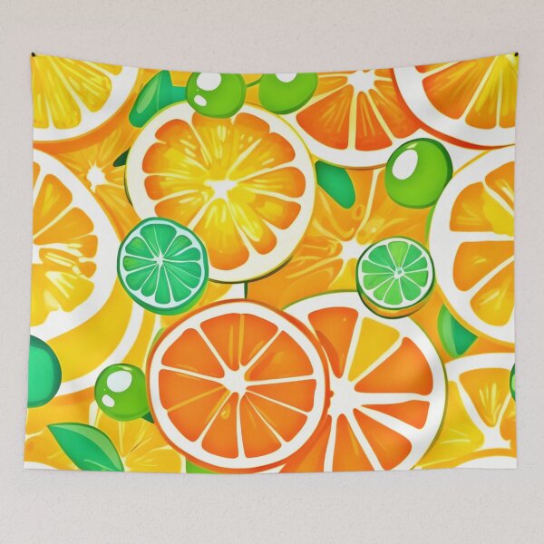 Item preview, Vibrant Citrus Medley - Fresh & Juicy Slices designed and sold by Health And Fitness Posts e-Store.