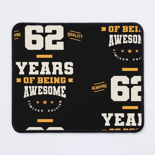 Item preview, 62 Years Of Being Awesome - 62nd Birthday designed and sold by cidolopez.