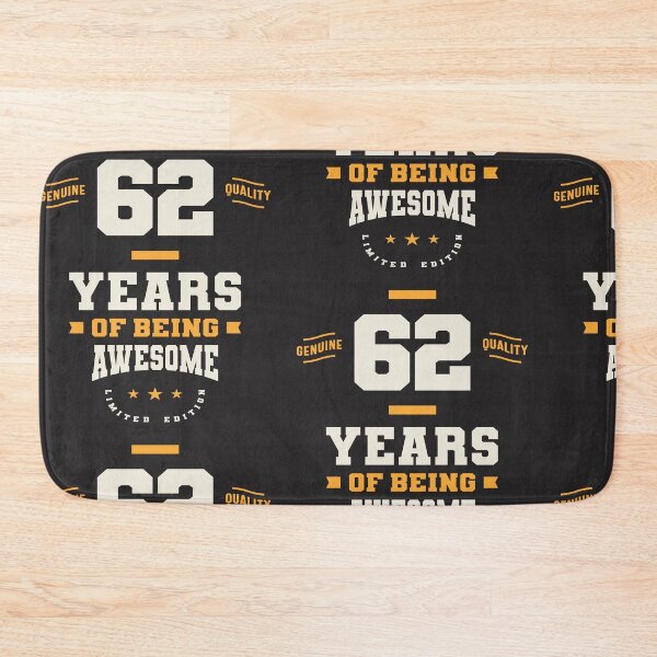 Item preview, 62 Years Of Being Awesome - 62nd Birthday designed and sold by cidolopez.