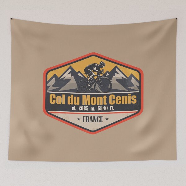 Item preview, Col du Mont Cenis France Cycling Mountain Design designed and sold by CynthiaGraphics.