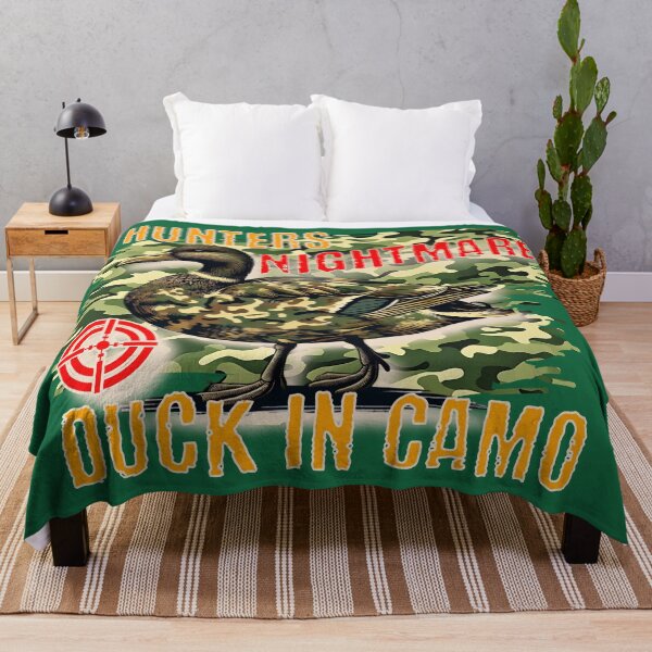 Item preview, Hunters Nightmare – Camo Duck in Disguise designed and sold by SportyAndArtful.