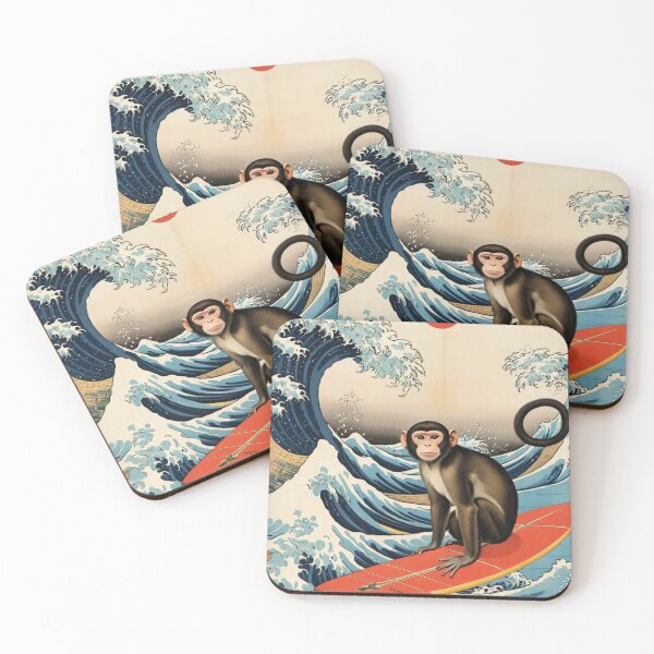 Item preview, Surfing monkey designed and sold by Kokomaratema.
