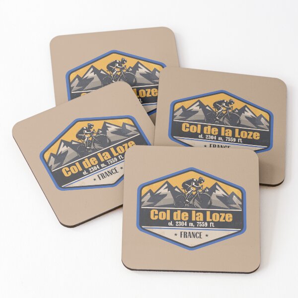 Item preview, Col de la Loze France Cycling Mountain Design designed and sold by CynthiaGraphics.