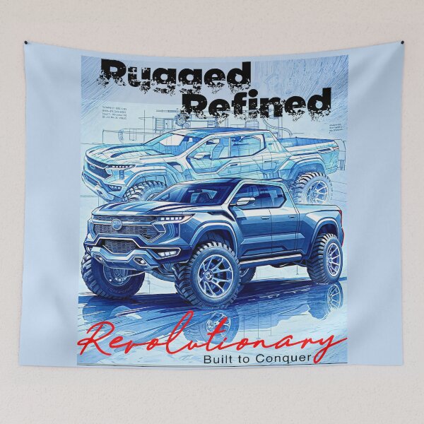 Item preview, Rugged Refined, Revolationary built to conquer designed and sold by Concept-Hub.