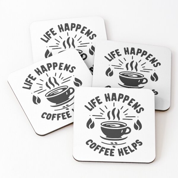 Item preview, Life Happens Coffee Helps designed and sold by Frank Ring.