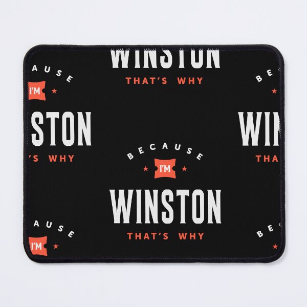 Item preview, Because I'm Winston Personalized Name Winston  designed and sold by cidolopez.
