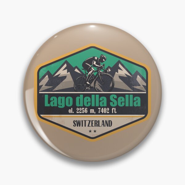 Item preview, Lago della Sella Switzerland Cycling Mountain Design designed and sold by CynthiaGraphics.