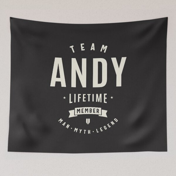 Item preview, Team Andy Lifetime Member Funny Name Andy designed and sold by cidolopez.