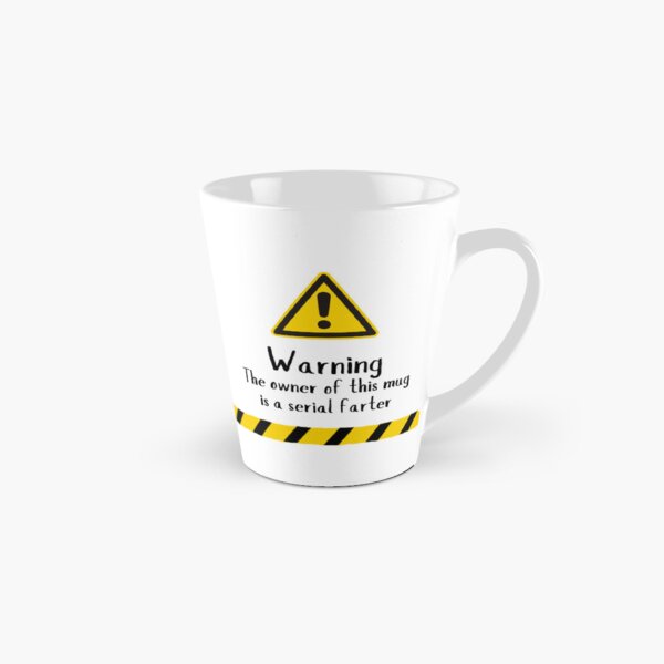 Item preview, Warning Serial Farter Novelty Mug designed and sold by LoveGiggleLife.