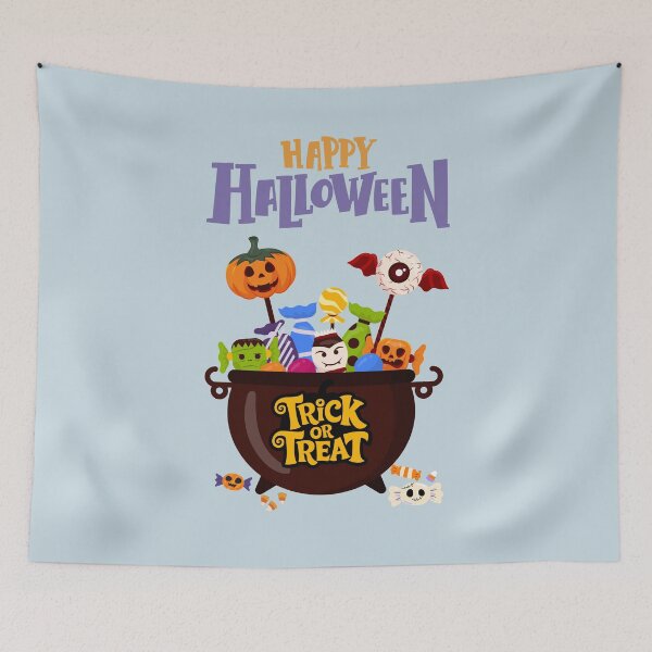 Item preview, Trick or Treat scary candy filled cauldron designed and sold by DesignCollectiv.