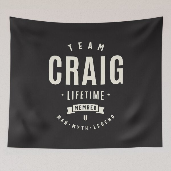 Item preview, Team Craig Lifetime Member Funny Name Craig designed and sold by cidolopez.