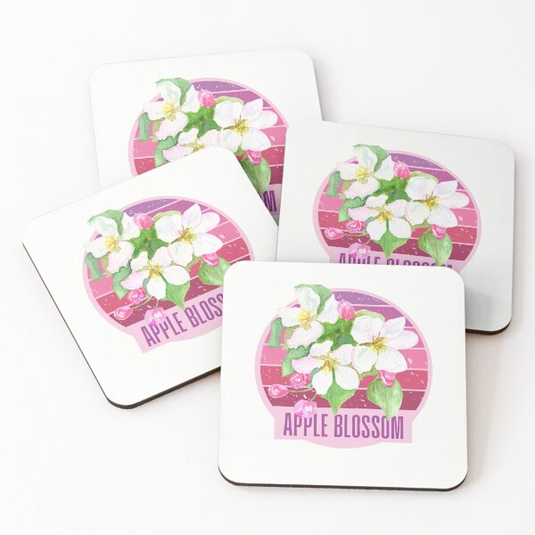 Item preview, Arkansas State Apple Blossom Flower Watercolor Classic T-shirt Sticker designed and sold by ThinkNature!.