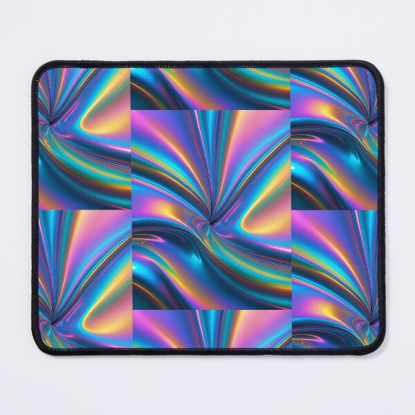 Item preview, Holographic luminous reflective foil texture slight ripple wave designed and sold by cheekylorns.