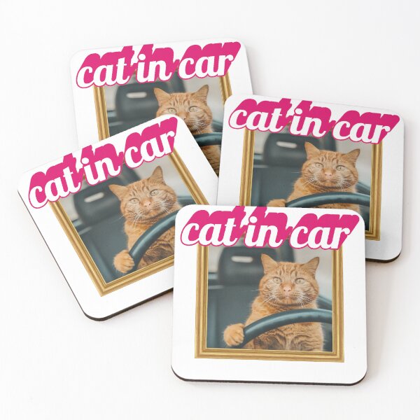 Item preview, CAT IN CAR designed and sold by pinchylobster.