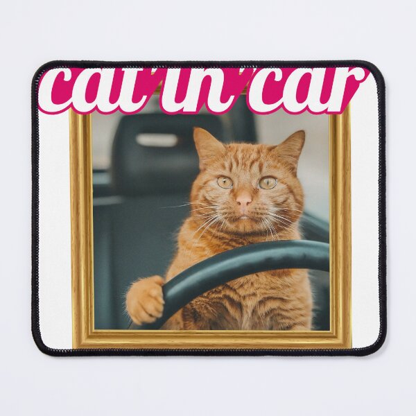 Item preview, CAT IN CAR designed and sold by pinchylobster.