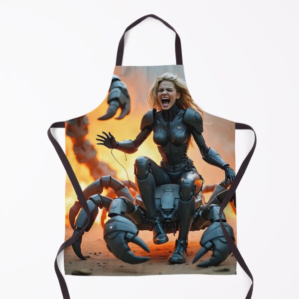 Item preview, Girl with cyber scorpion designed and sold by Planet Utoppia.