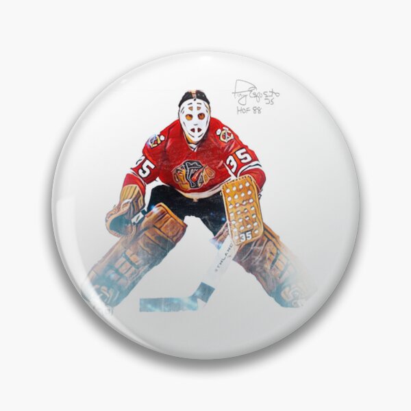 Artikelvorschau, Tony Esposito NHL-Torwart Blackhawks entworfen und verkauft von oldhockeycards.