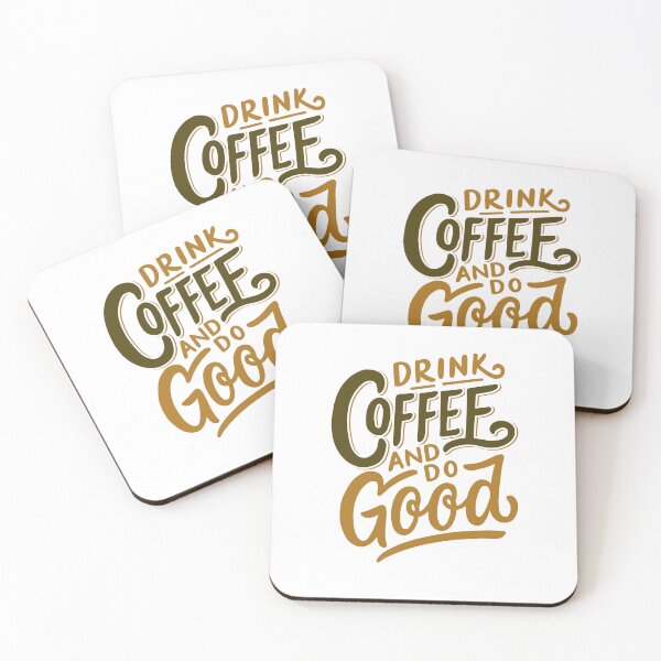 Item preview, Drink Coffee and Do Good Mantra Graphic Tee designed and sold by southernhumorco.