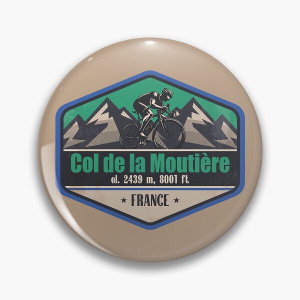 Item preview, Col de la Moutière France Cycling Mountain Design designed and sold by CynthiaGraphics.