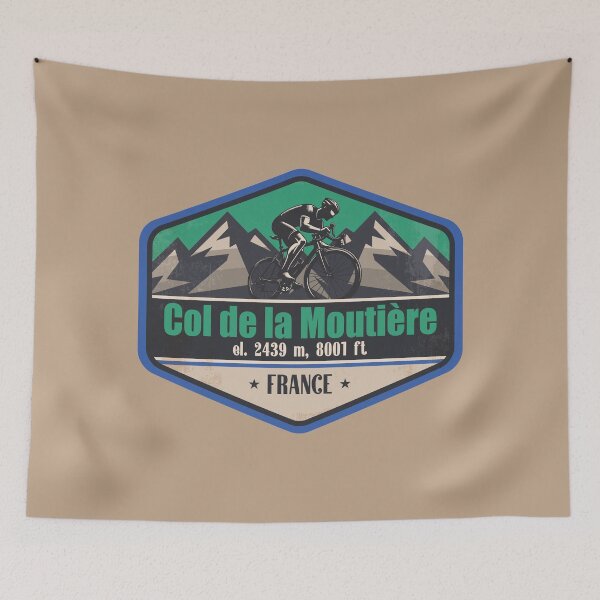 Item preview, Col de la Moutière France Cycling Mountain Design designed and sold by CynthiaGraphics.