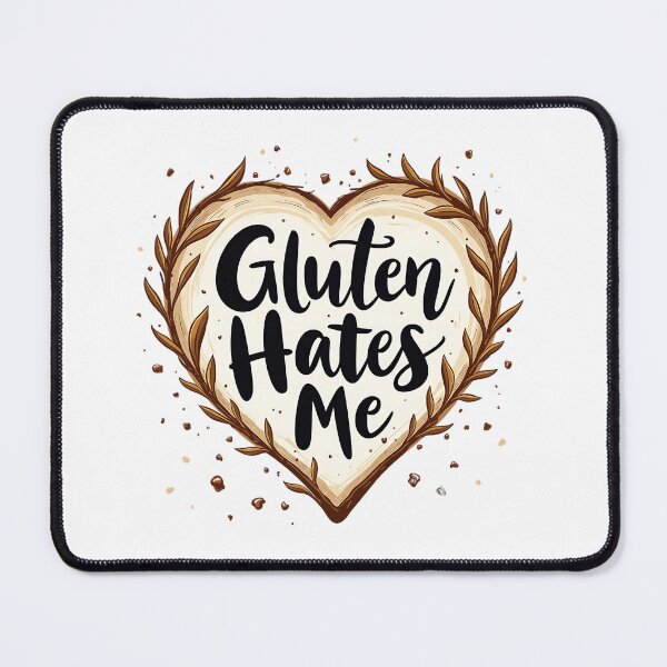 Item preview, Gluten Hates Me designed and sold by musthavewords.