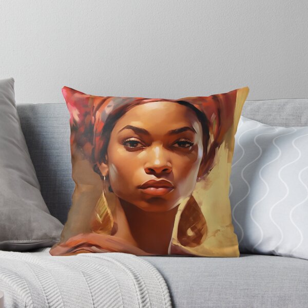 Item preview, Bold Beauty in Warm Tones and Floral Headwrap designed and sold by Steinfox.