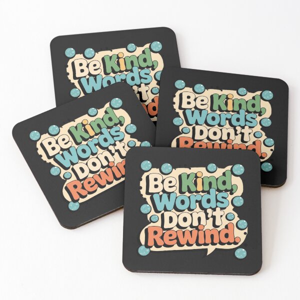 Item preview, Be Kind, Words Don't Rewind designed and sold by MonaCreations.