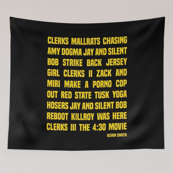 Item preview, Kevin Smith Filmography designed and sold by AspectsOfDreams.