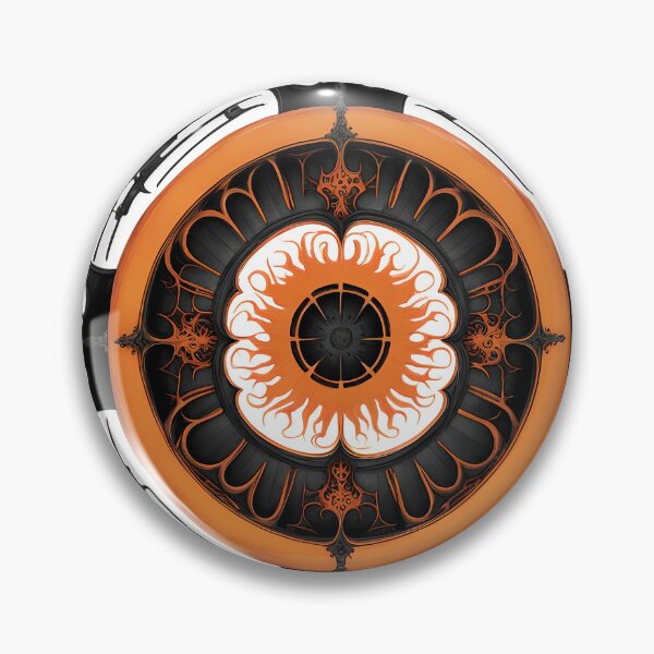 Artikelvorschau, Dunkles ätherisches Gothic-Mandala mit feurigem Kern entworfen und verkauft von MandalasShops.