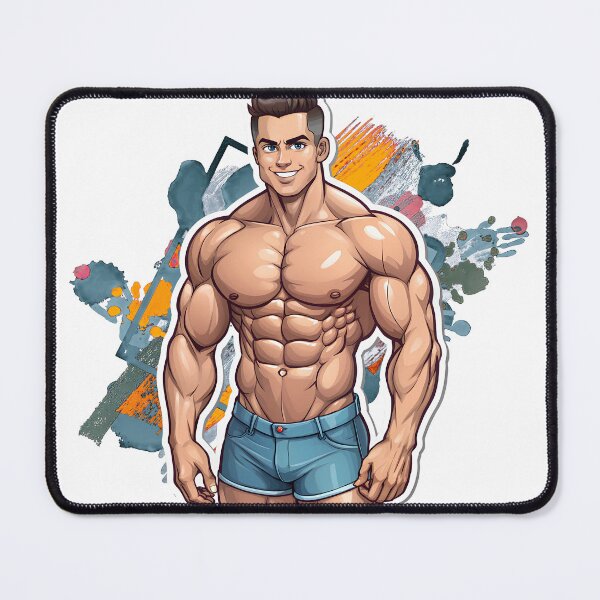 Item preview, New Series: Bodybuilder Sticker #63 designed and sold by ForeverPrintsOK.