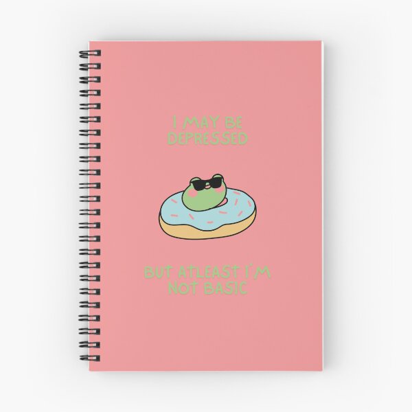 Item preview, Depressed But Not Basic Frog designed and sold by BrickedBrands.