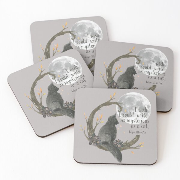 Item preview, I Wish I Could Write As Mysterious as A Cat designed and sold by LibraryCore.