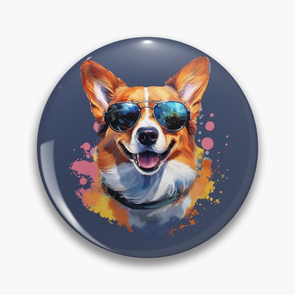 Item preview, Corgi with sunglasses designed and sold by Motivburg.