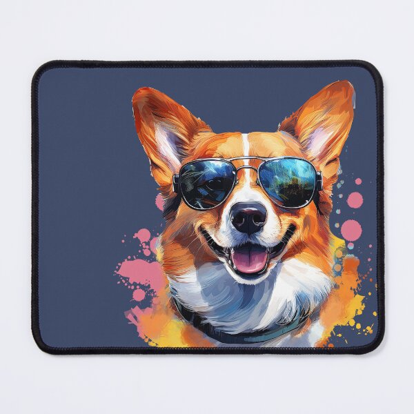 Item preview, Corgi with sunglasses designed and sold by Motivburg.