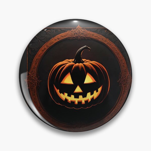 Item preview, Dark Halloween Enchanted Mandala Pumpkin designed and sold by MandalasShops.