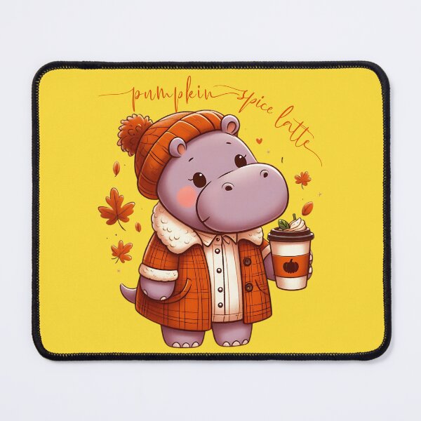 Item preview, PUMPKIN SPICE LATTE MOO DENG HIPPO AUTUMN  designed and sold by justyna-s28.