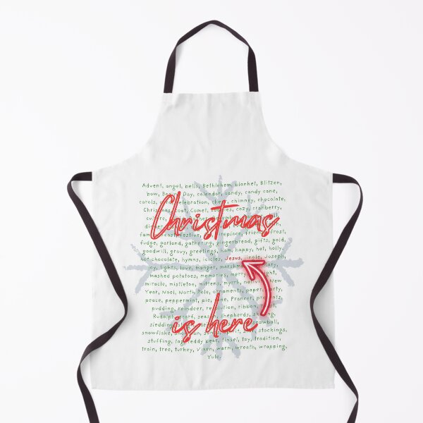 Item preview, Christmas is here wordcloud design designed and sold by theconfusedangler.