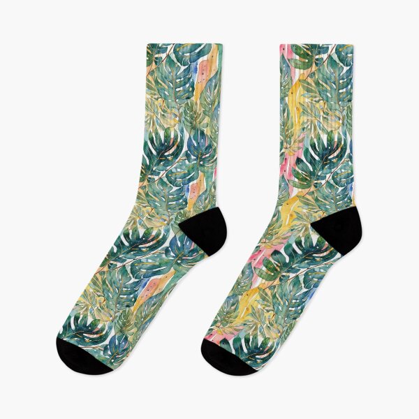 Item preview, Green Tropical Watercolor Pattern designed and sold by Cveti Dinkova.